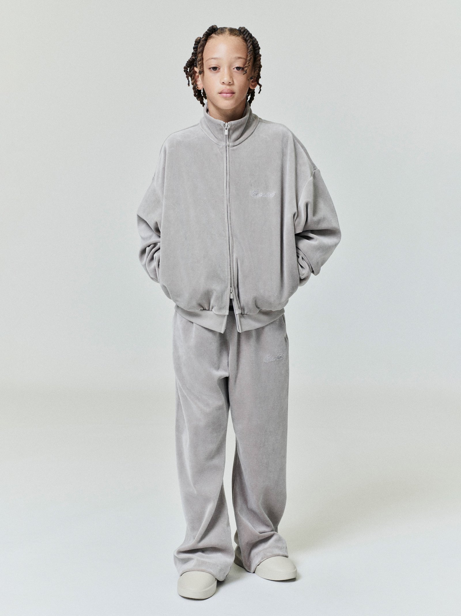 Kids Velour Classic Track Jacket