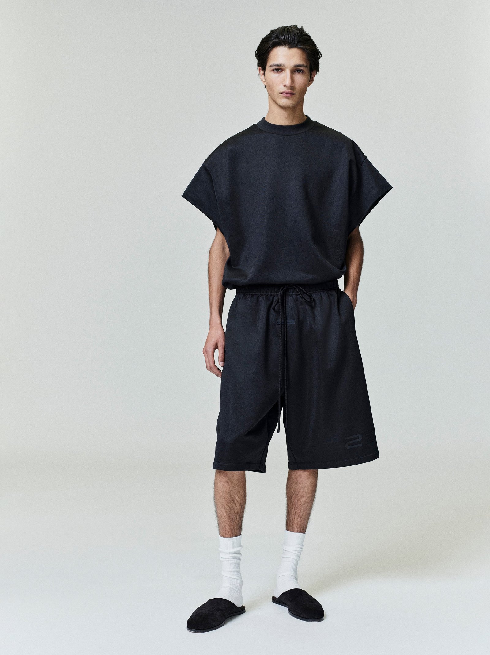 Satin Fleece 90s Muscle Tee - Image 3