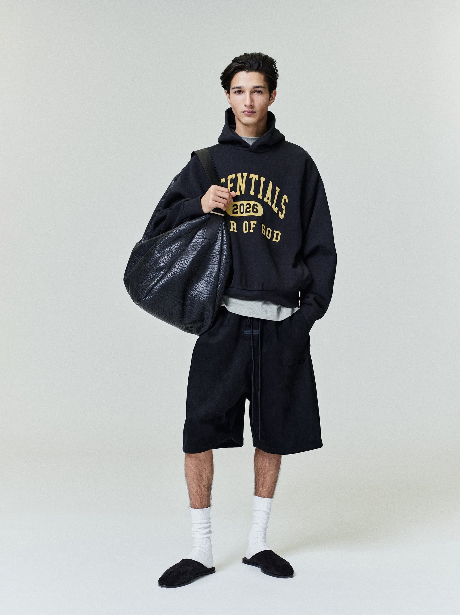 Suede Fleece Relaxed Short - Image 2