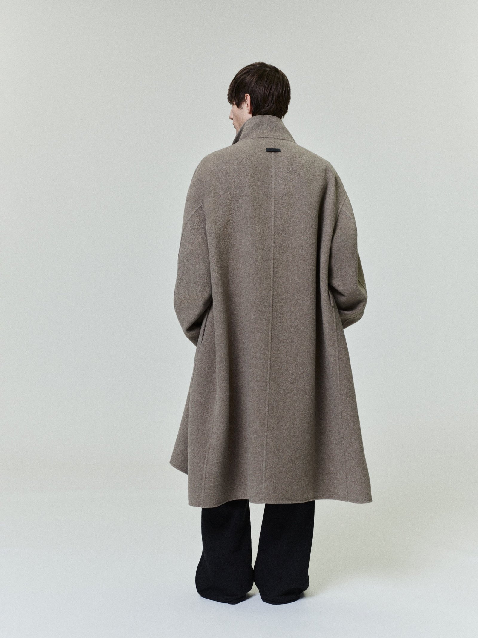 Wool Cashmere Highneck Coat - Image 2