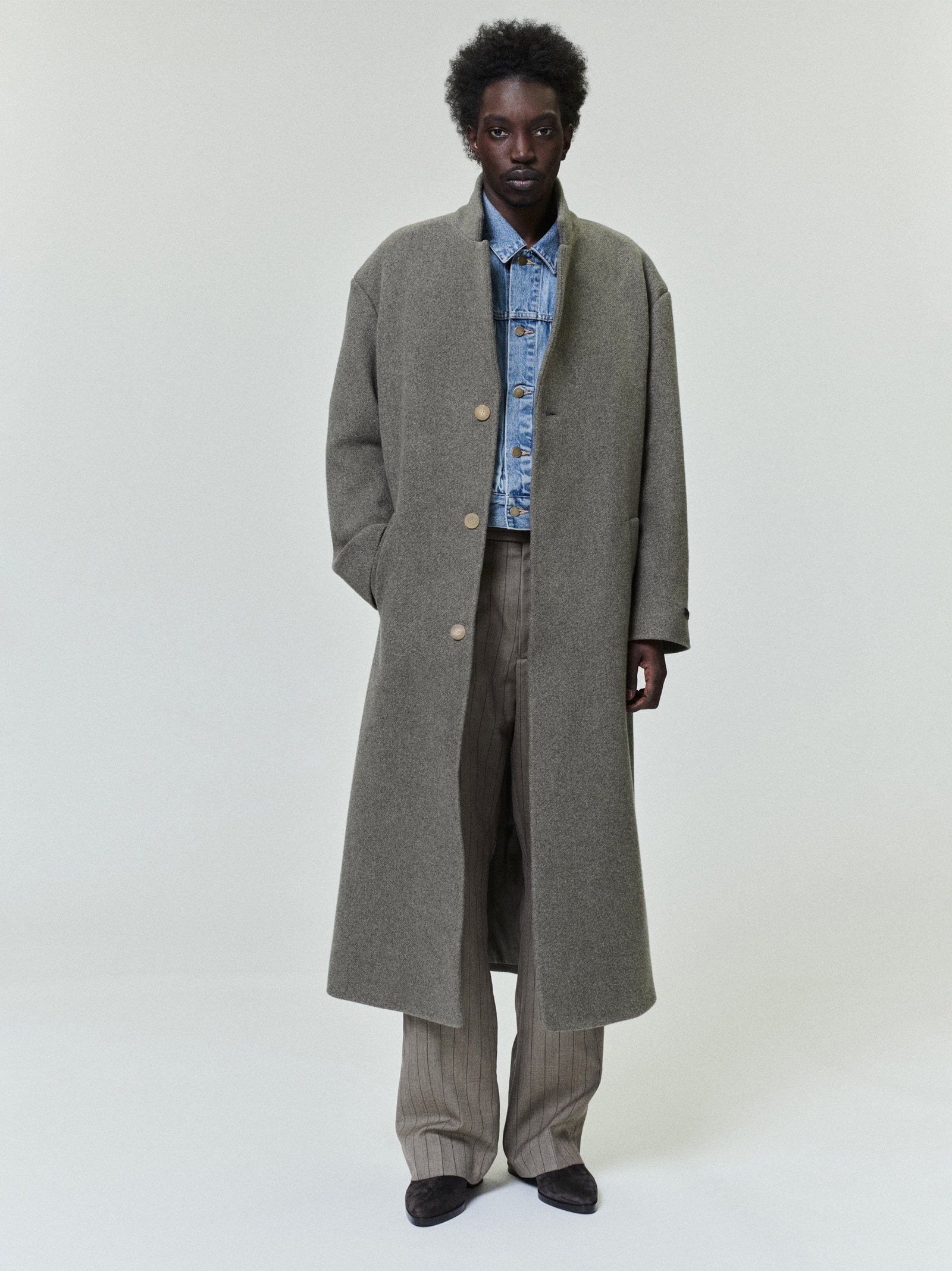 Wool Relaxed Coat - Image 2