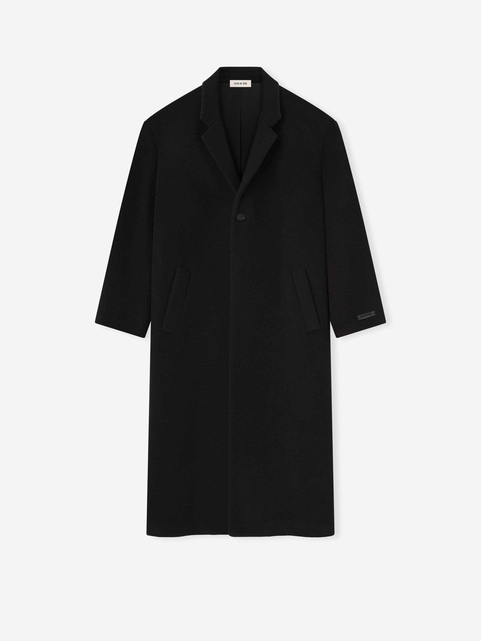 Melton Wool Relaxed Coat - Image 3