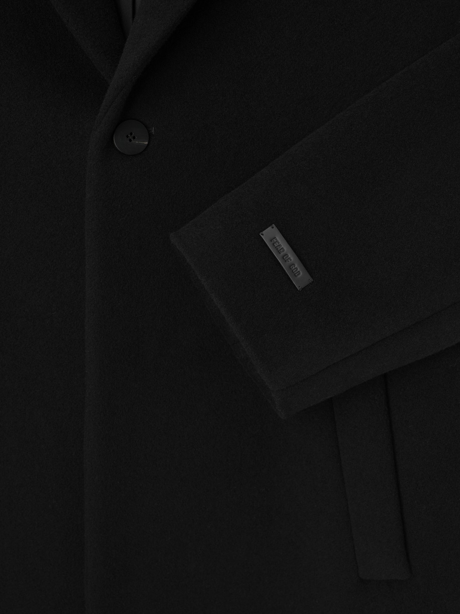 Melton Wool Relaxed Coat - Image 5